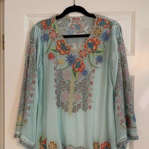 Johnny Was Embroidered Top